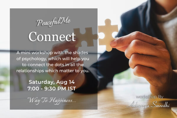 CONNECT WORKSHOP – Connect the dots in your relationships