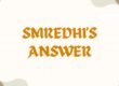 Smredhi's Answer